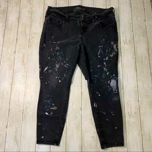 Torrid premium paint splatter jeggings